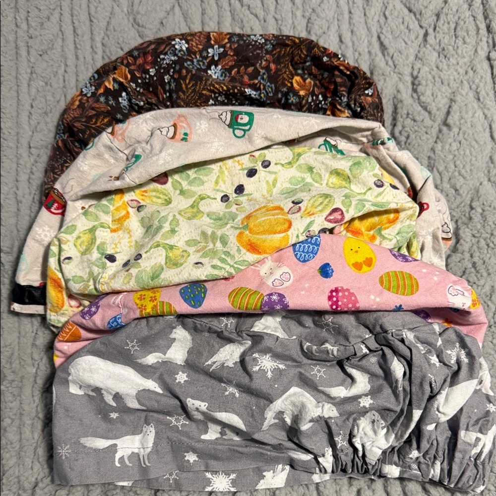 Colorful Patterned Scrub Caps